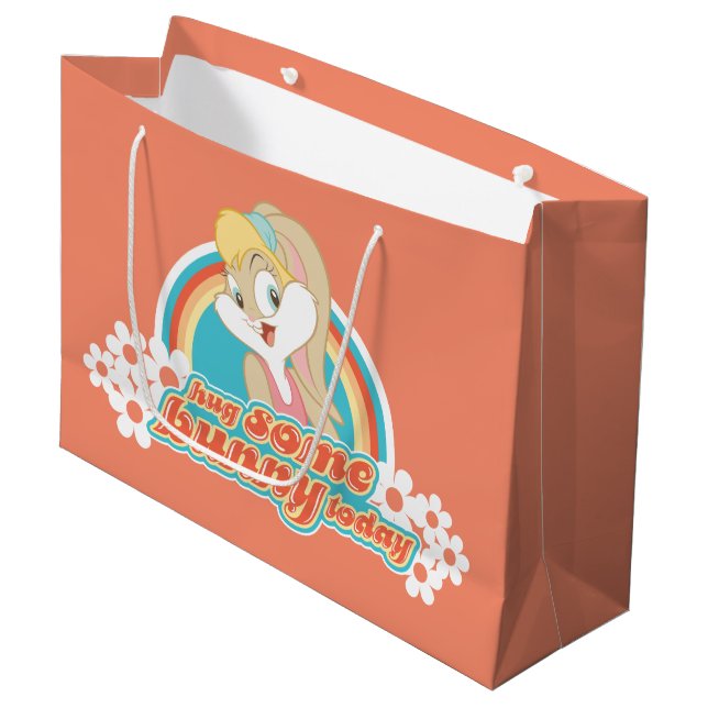 Lola Bunny umarmen heute etwas Bunny Große Geschenktüte (Vorderseite Schrägansicht)