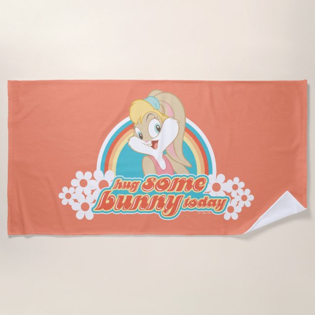Lola Bunny umarmen heute etwas Bunny Strandtuch (Vorderseite)