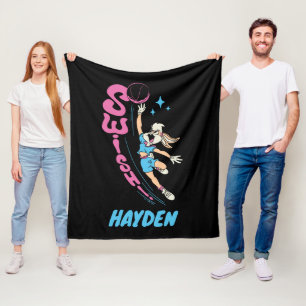 Lola Buny "SWISH!" Basketball Dunk Fleecedecke