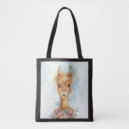 Lola die Llama Tote Tasche