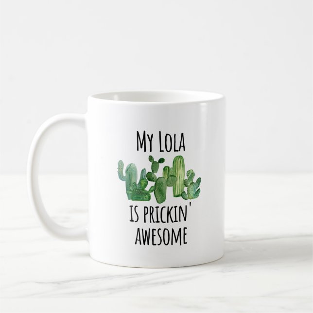 Lola Filipino Philippinen Großmutter-Geschenktopf  Kaffeetasse (Links)