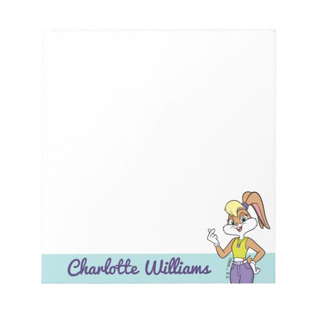 Lola Finger Heart Notizblock (Vorderseite)