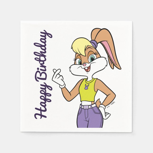 Lola Finger Heart Serviette (Vorderseite)