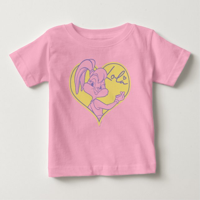 Lola Heart Signature Baby T-shirt (Vorderseite)