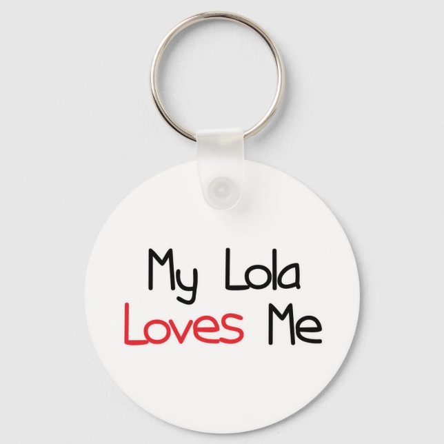 Lola Lieben Me Schlüsselanhänger (Vorderseite)