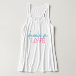 LOLA Pink Blau Neon Verliebt Junggesellinnenabschi Tank Top