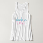 LOLA Pink Blue Neon Betrunken in Liebe Bachelorett Tank Top<br><div class="desc">Dieses betrunkene in Liebe Bachelorette-Flowy Tanktop zeichnet sich durch neon inspirierte Formulierung und ist perfekt für die Braut auf ihrem Bachelorette Wochenende. Pair mit der "nur betrunkenen" Option für die Bachelorette-Gruppe für ein einheitliches Aussehen. 💜 FARBEN SIND GEEIGNET! Klicken Sie auf 'Design bearbeiten',  um die Farben zu ändern.</div>