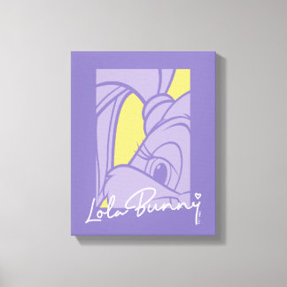 Lola Portrait Autograph Leinwanddruck