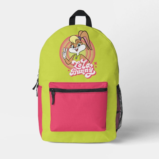 Lola Retro LOONEY TUNES™ Rings Bedruckter Rucksack (Vorderseite)
