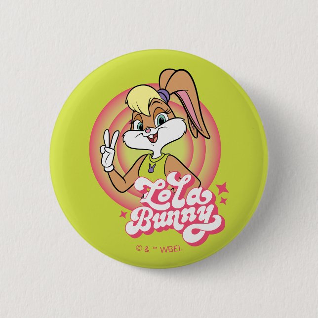 Lola Retro LOONEY TUNES™ Rings Button (Vorderseite)