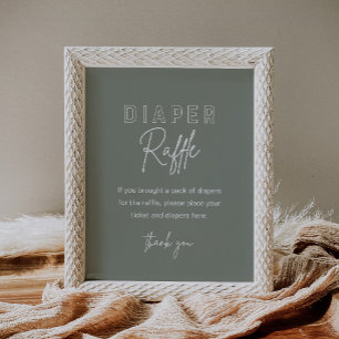 LOLA Sage Diaper Raffle Baby Showspiel Poster