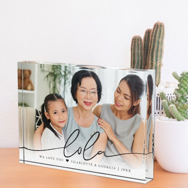 Lola Script Overlay | Wir Liebe Sie Fotoblock (Von Creator hochgeladen)