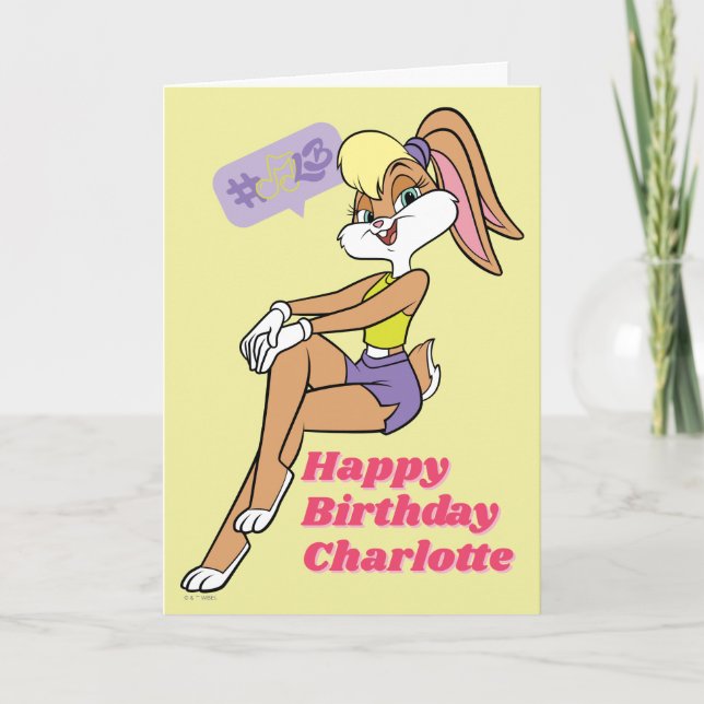 Lola Sitting Karte (Vorderseite)