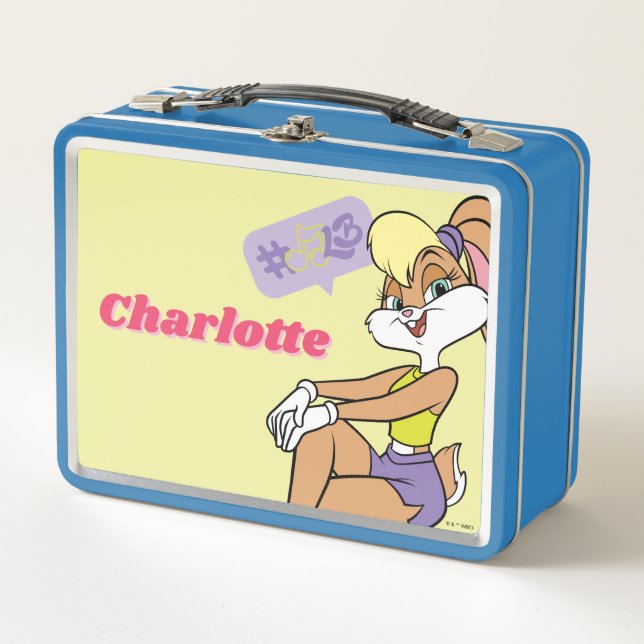 Lola Sitting Metall Brotdose (Vorderseite)