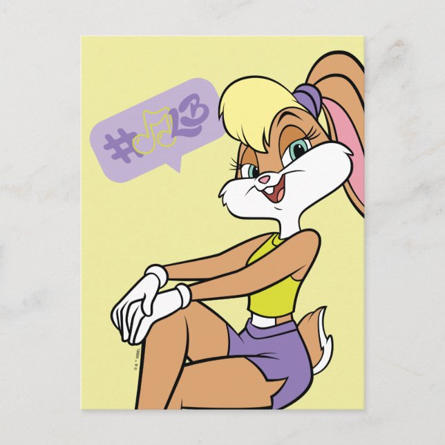 Lola Sitting Postkarte (Vorderseite)