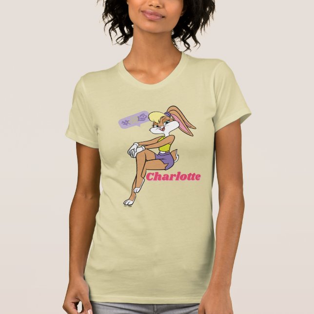 Lola Sitting T-Shirt (Vorderseite)