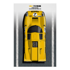 Lola T70 Varig Copa Brasil 1970 Poster
