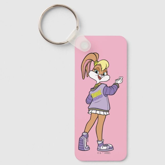 Lola TUNE SQUAD™ Varsity Herz Schlüsselanhänger (Vorderseite)