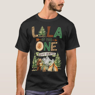 Lola vom glücklichen Camper 1. Geburtstag Camping T-Shirt