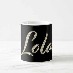 Lola white gold Handwriting Tasse Kaffeetasse