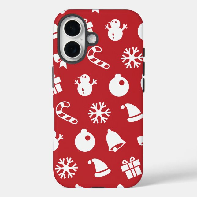 Lolailo 12 Frohe Weihnachten/Feliz Navidad Case-Mate iPhone Hülle (Rückseite)