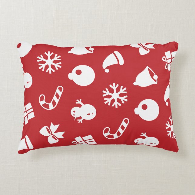 Lolailo 12 Frohe Weihnachten/Feliz Navidad Dekokissen (Vorderseite)