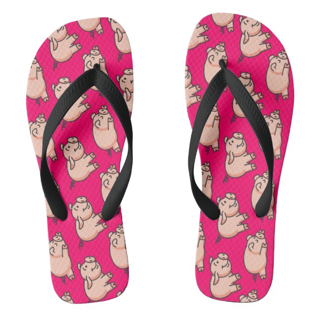 Lolailo 19 Oink Oink Flip Flops (Fußbett)