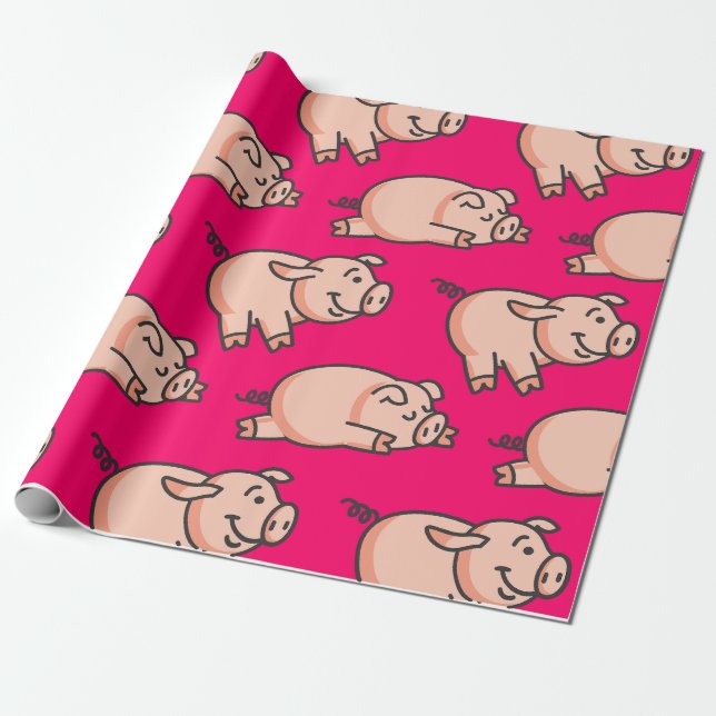 Lolailo 19 Oink Oink Geschenkpapier (Ungerollt)