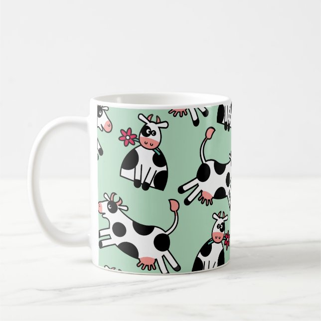 Lolailo 22 Blume Power Kuh Kaffeetasse (Links)
