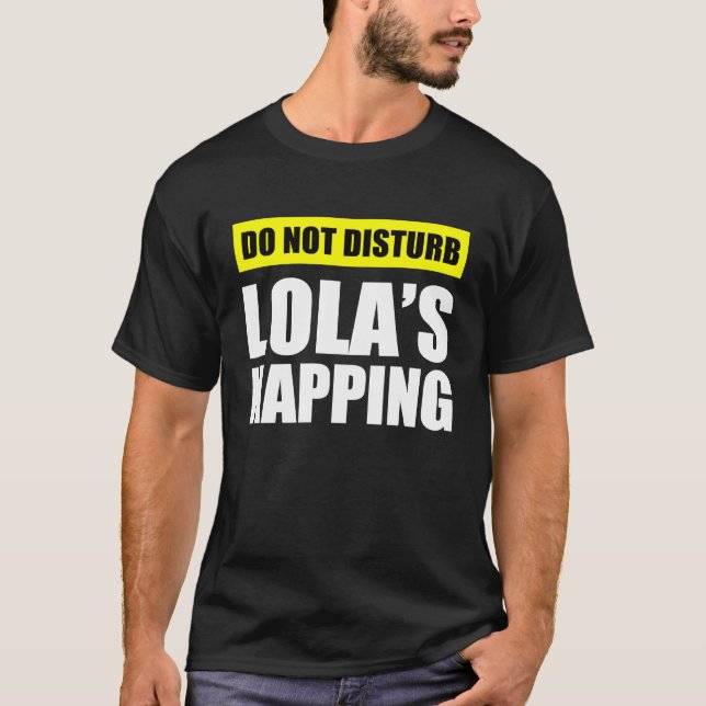 Lolas Abstich darf nicht verzerrt werden T-Shirt (Vorderseite)