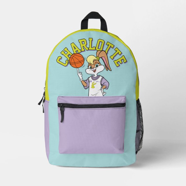 Lola's Basketball-Spin Bedruckter Rucksack (Vorderseite)