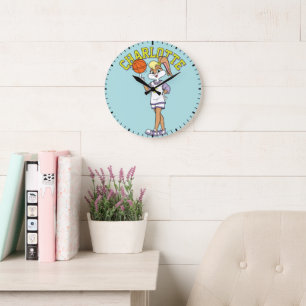 Lola's Basketball-Spin Große Wanduhr