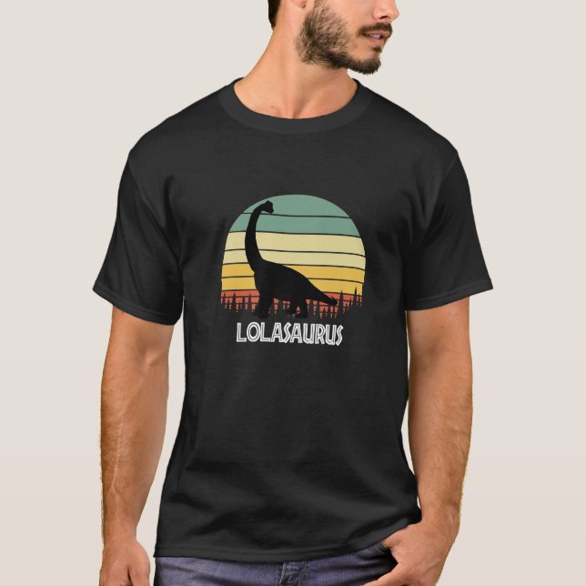 LOLASAURUS LOLA SAURUS LOLA DINOSAUR T-Shirt (Vorderseite)