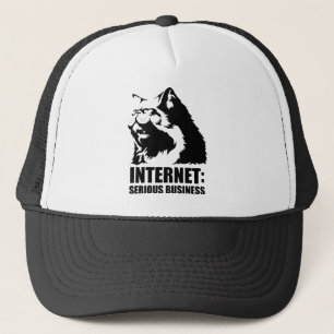 lolcat das Internet ist ernstes Geschäft Truckerkappe