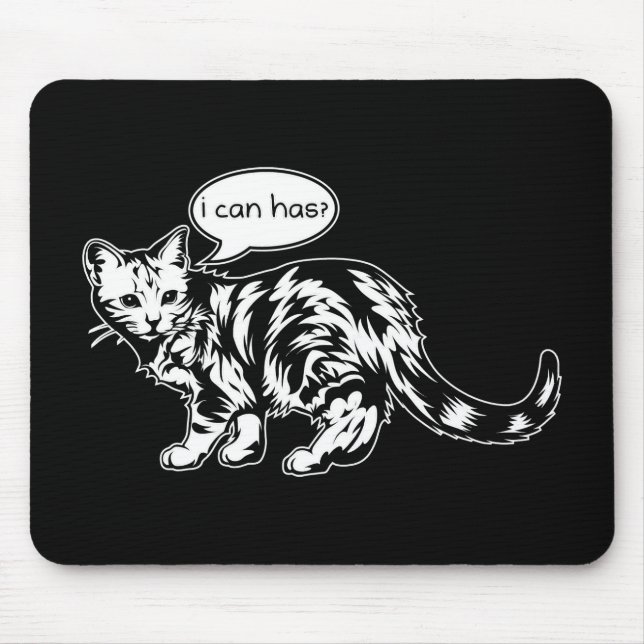 lolcat - ich kann habe? mousepad (Vorne)
