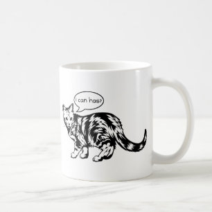 lolcat - ich kann habe? tasse