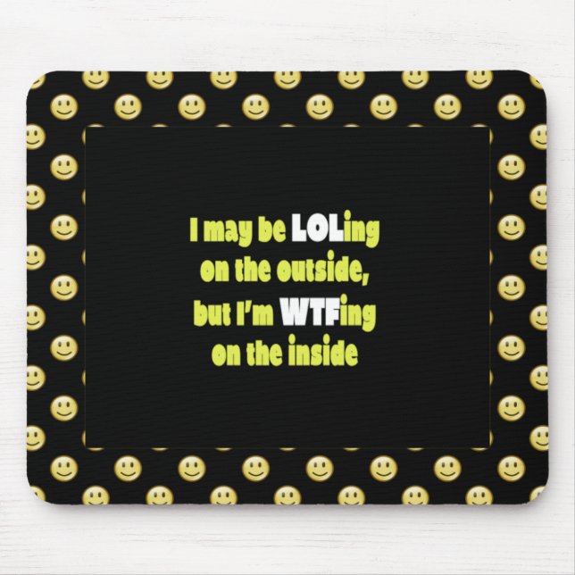 LOLing auf der äußeren Mäusematte Mousepad (Vorne)