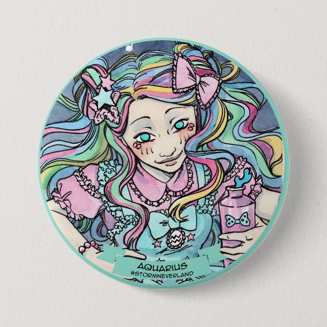 Lolita Tierkreis Button (Vorderseite)