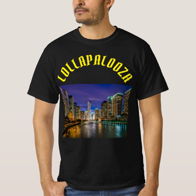 Lollapalooza music festival Design T-Shirt (Vorderseite)