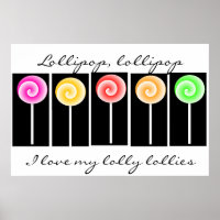 Lollipop Art Poster
