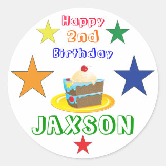 Lollipop-Aufkleber Runder Aufkleber