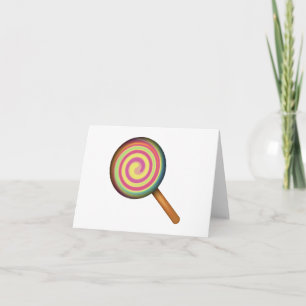 Lollipop Candy - Emoji Karte