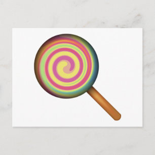 Lollipop Candy - Emoji Postkarte