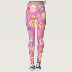 Lollipop Candy Pattern farbenfroh Leggings