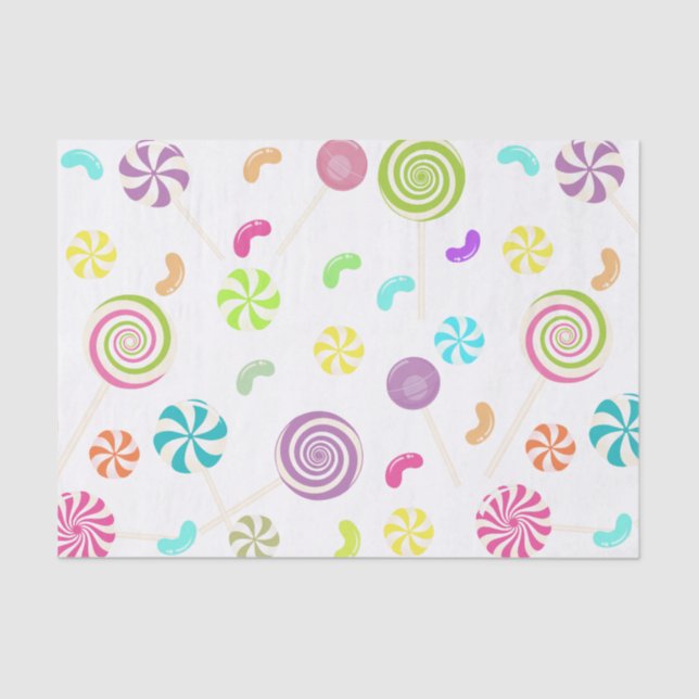 Lollipop Candy Tissue Paper Seidenpapier (Vorderseite)