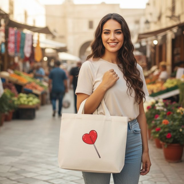 Lollipop Large Tote Bag Mini Stoffbeutel (Von Creator hochgeladen)