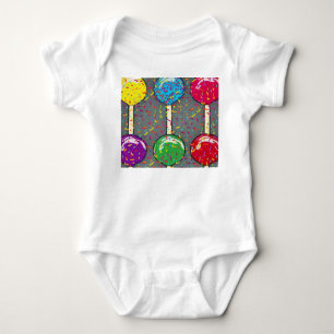 Lollipop-Liebe Baby Strampler