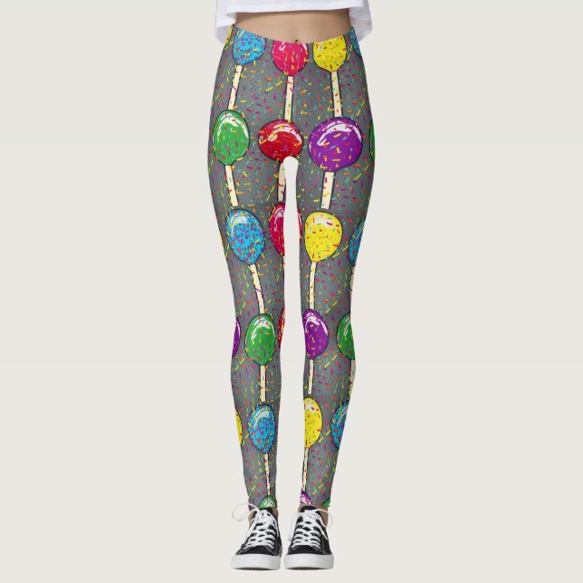 Lollipop-Liebe Leggings (Vorderseite)