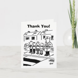 Lollipop Man Danke! Dankeskarte