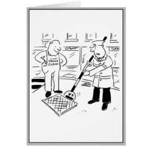 Lollipop Man hilft bei der Reinigung von Abwässern